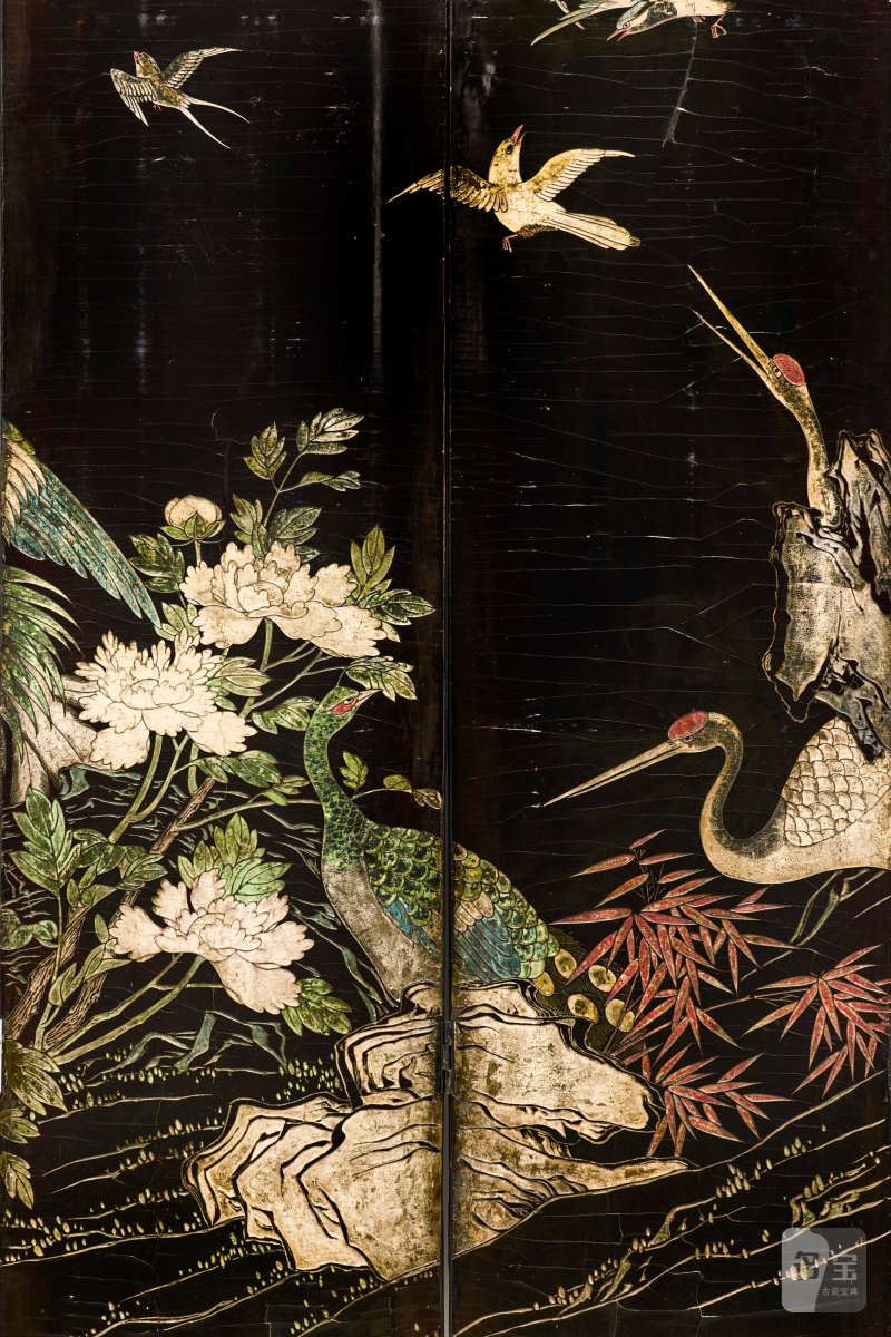 IMPORTANT PARAVENT À DOUZE FEUILLES EN LAQUE DE COROMANDEL  CHINE, DYNASTIE QING, ÉPOQUE KANGXI, DATÉ PAR INSCRIPTION DU NEUVIÈME MOIS DE LA PREMIÈRE ANNÉE DE L’ÉPOQUE KANGXI, CORRESPONDANT À 1662 - 图4